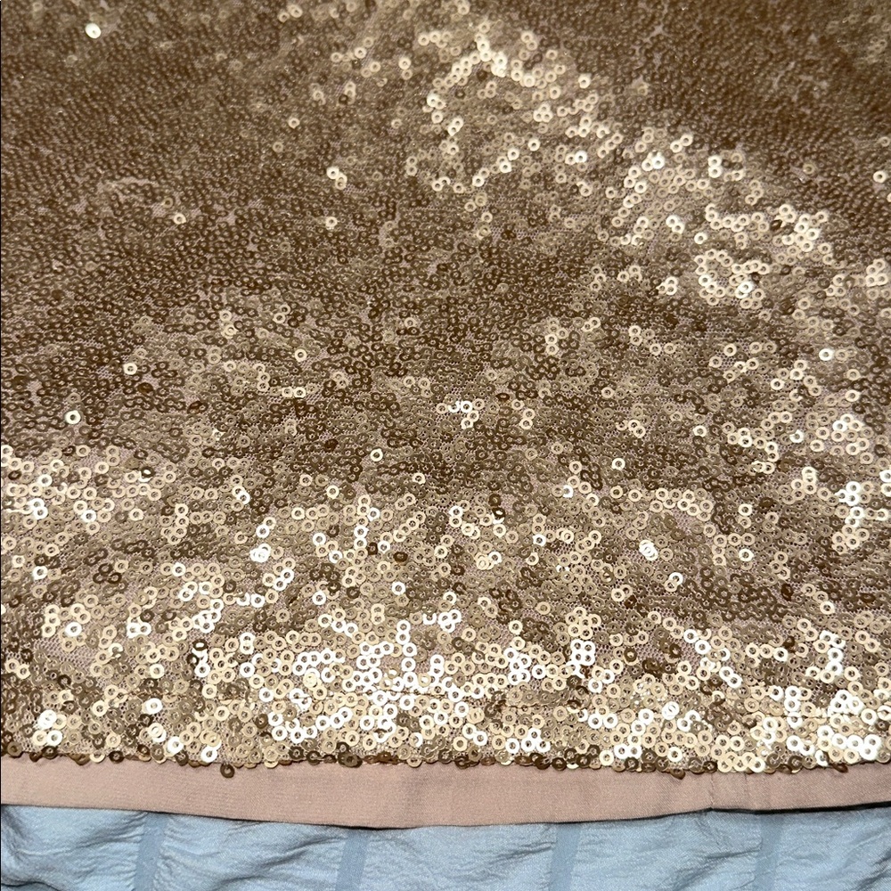 GOLD SEQUIN BARI JAY GOWN - Picture 6 of 16